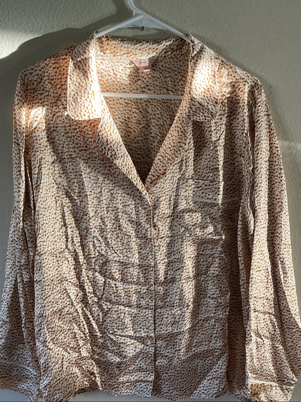Eberjey pajama long -sleeve blouse only